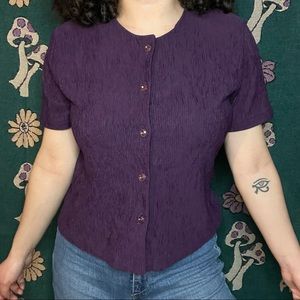 Dark Purple Button Up